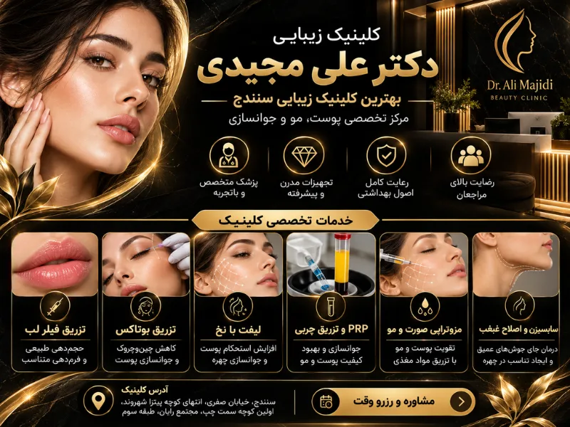 بهترین کلینیک زیبایی سنندج